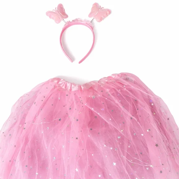 Light Up Pink Fairy Dress-Up Set for Kids - Picture 3 of 4